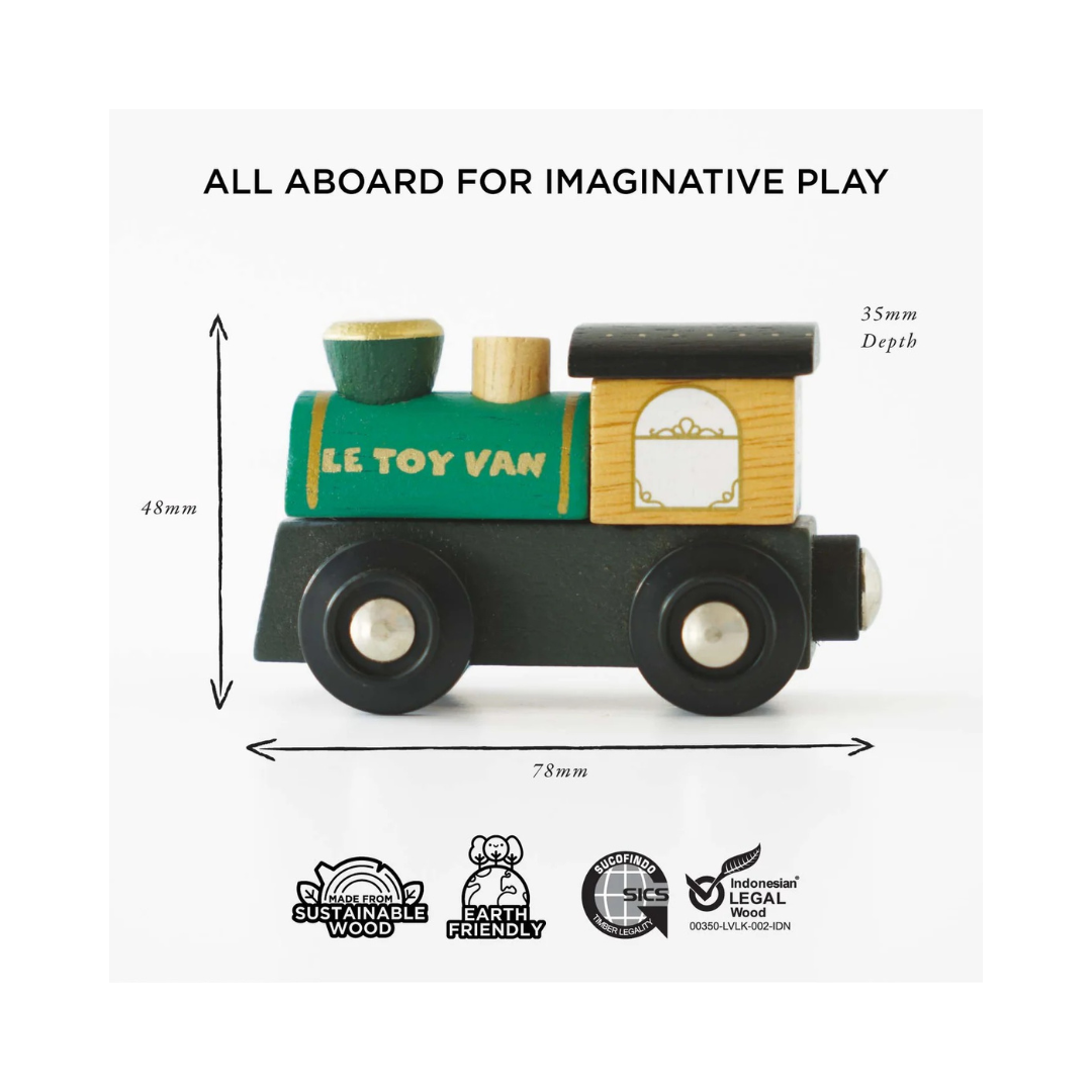 Great Green Train & Goods Wagons