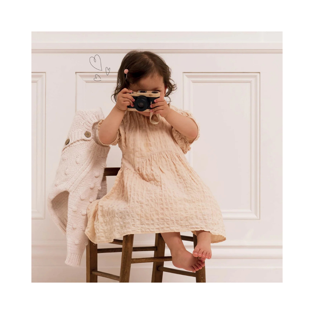 Wooden Retro Camera