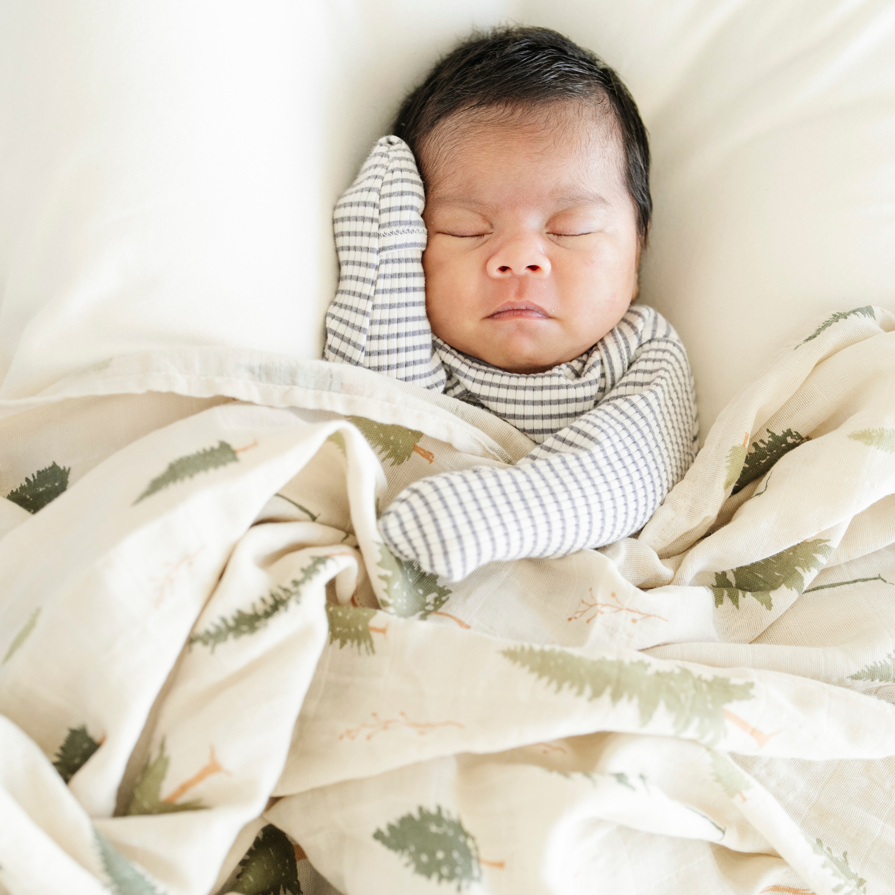 Swaddle Set Pine Cotton — gallery photo 3