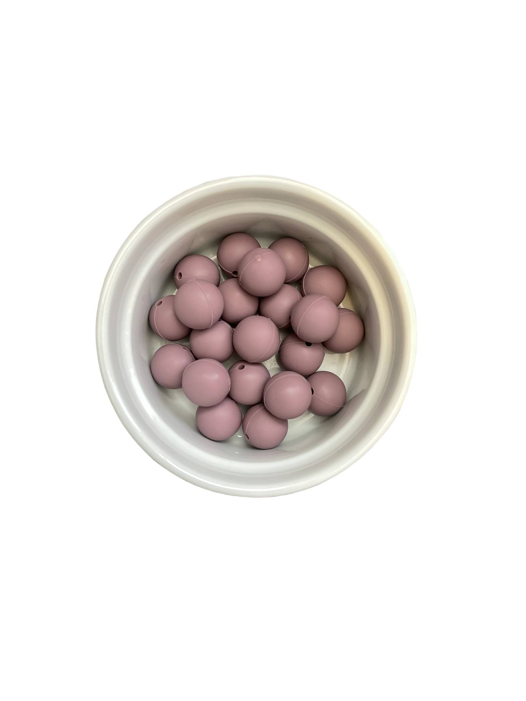 Abby Silicone & Beech Wood Rattle: Wisteria
