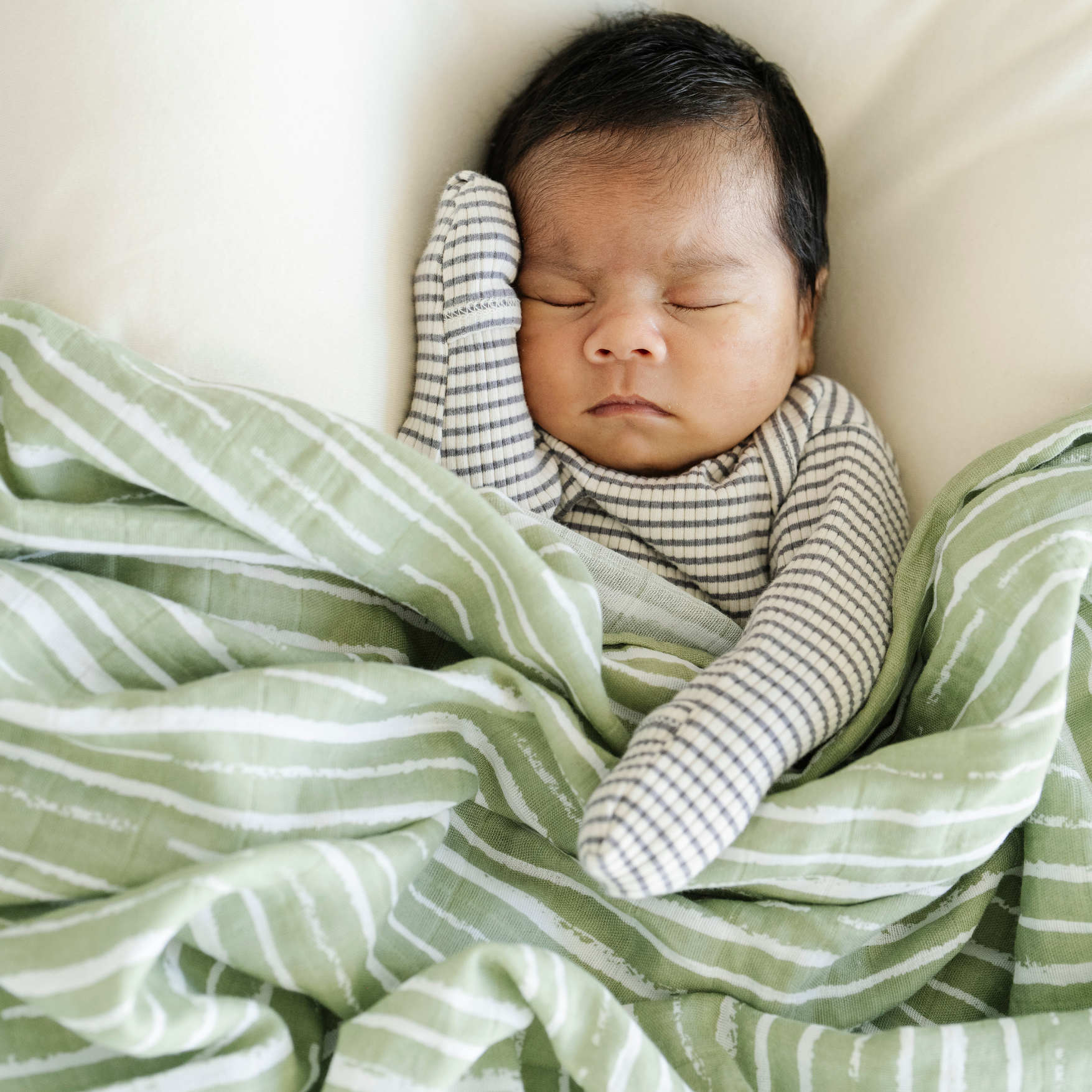 Swaddle Set Pine Cotton — gallery photo 2
