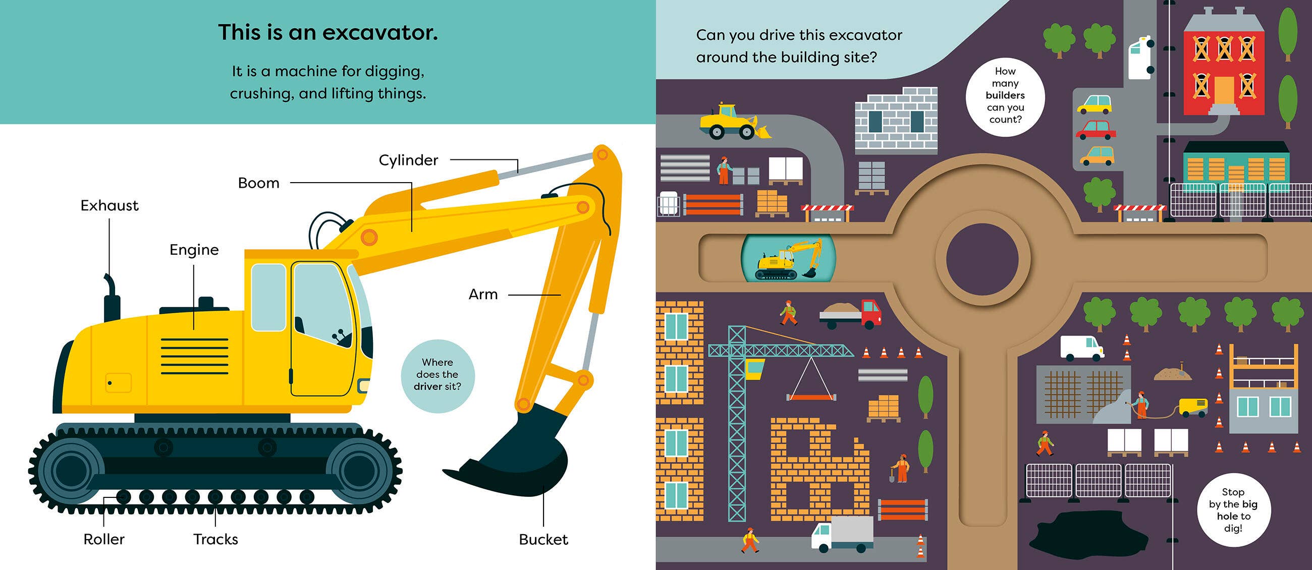 Make Tracks: Building Site: Board Book