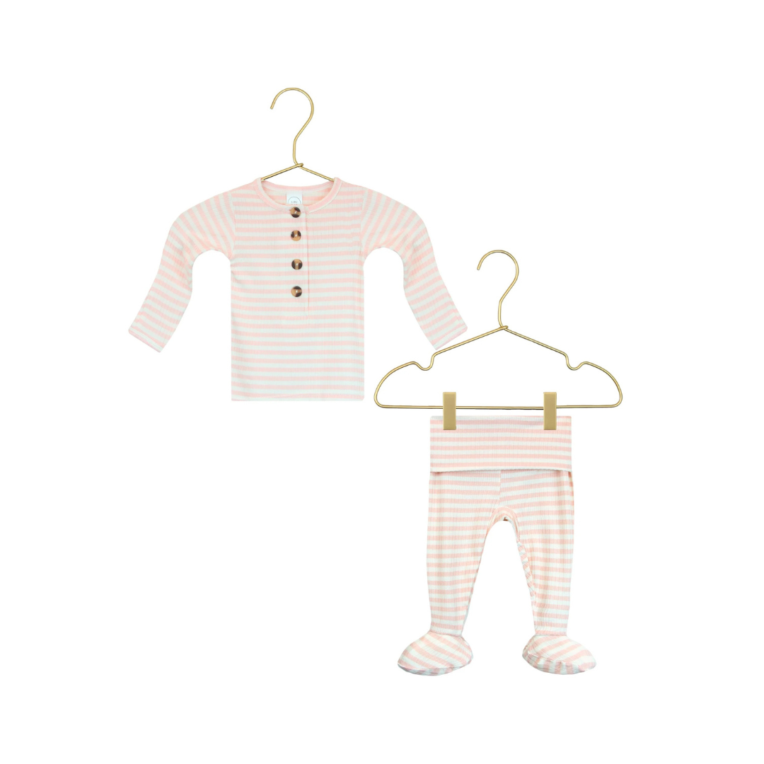 Harper Ribbed Top + Bottoms