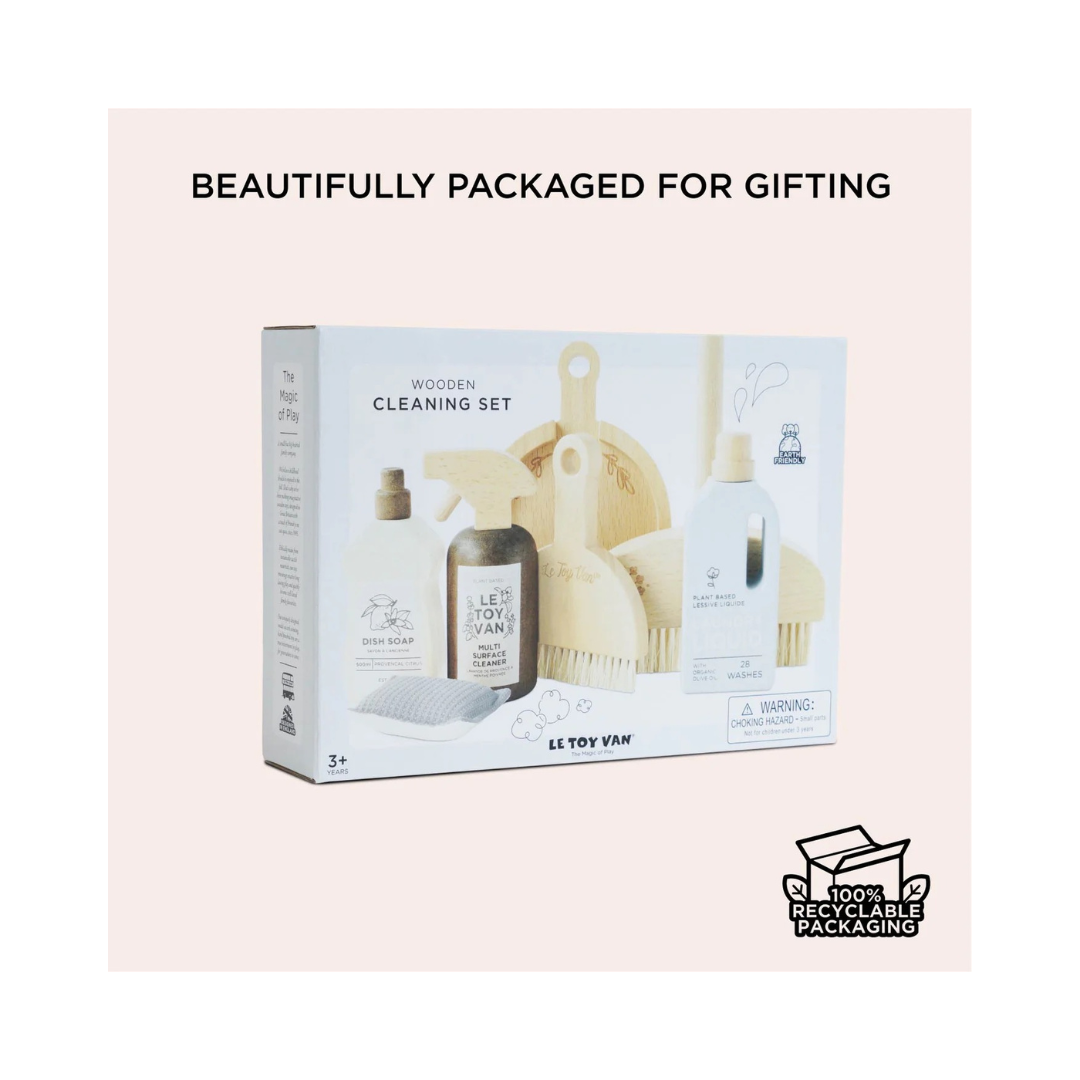 Wooden Cleaning Set