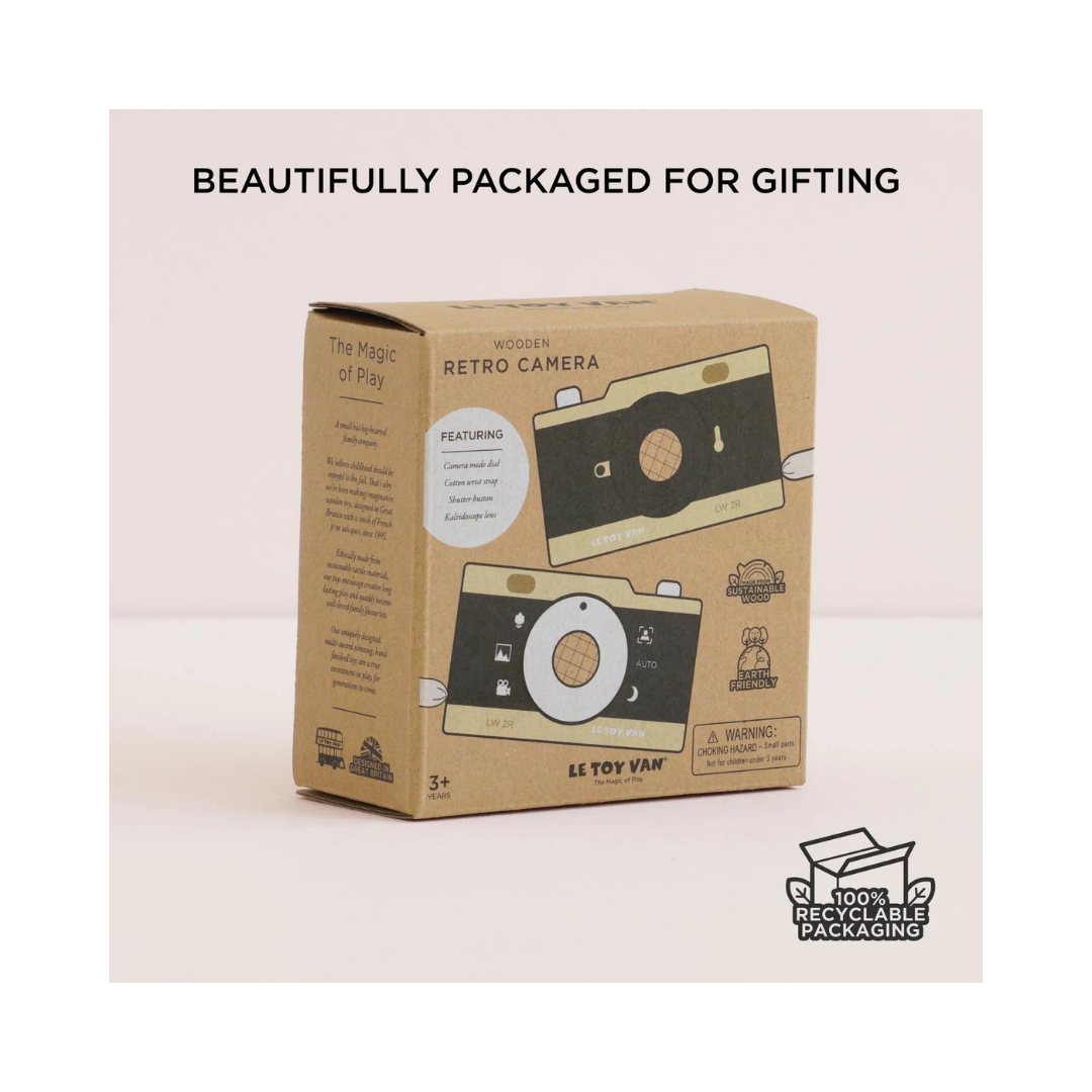 Wooden Retro Camera