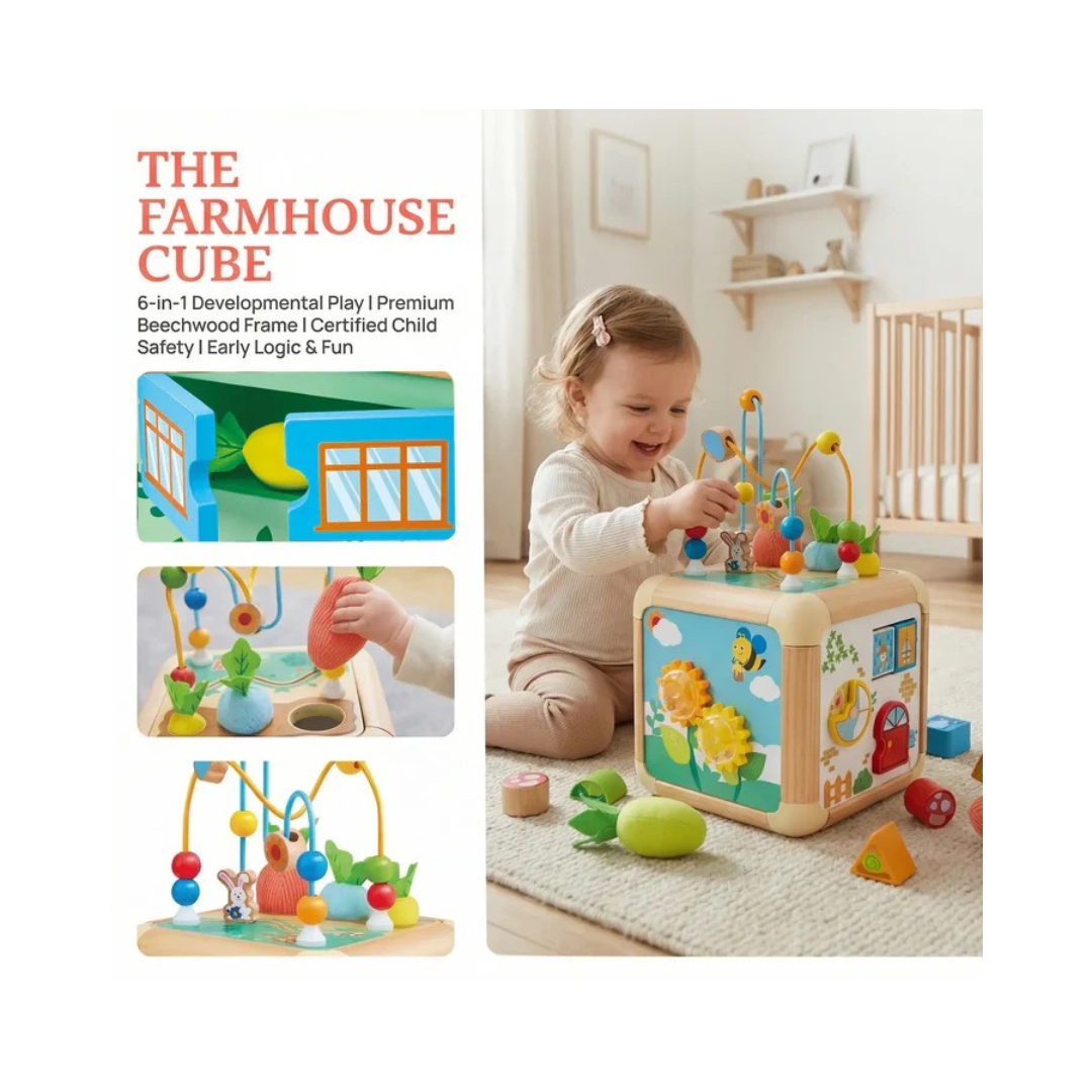 Hape Green Thumbs Activity Cube