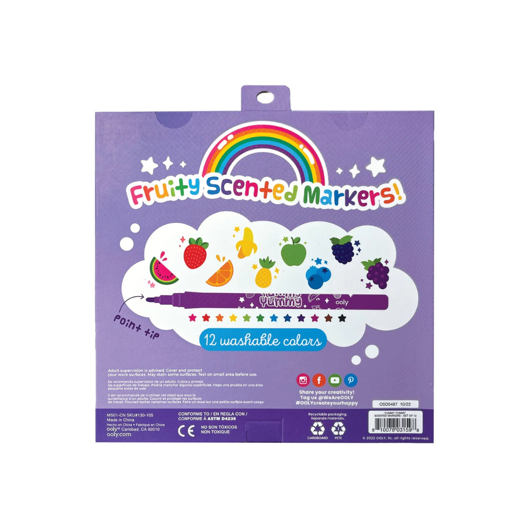 Yummy Scented Washable Markers