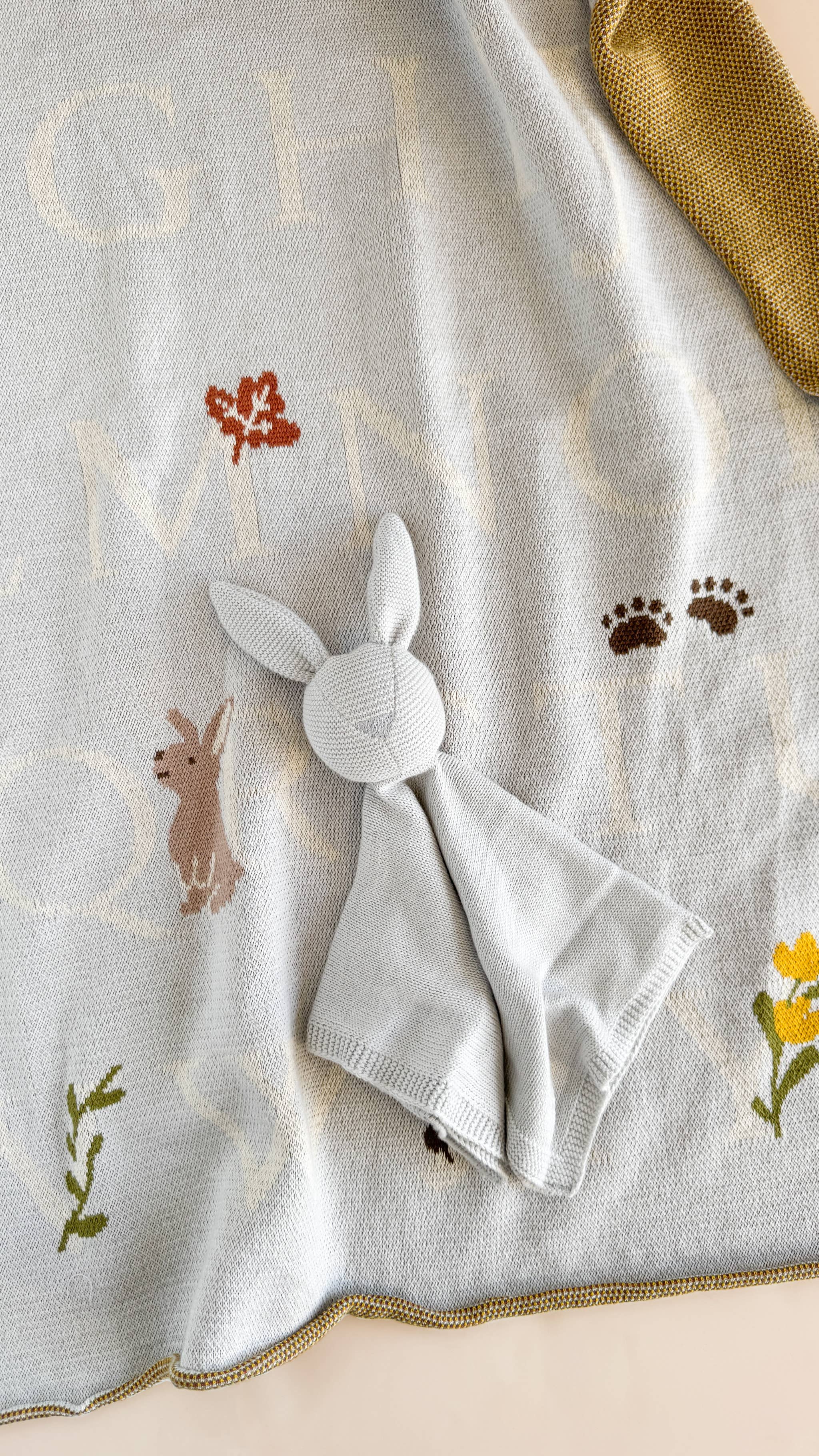ABC Woodland Blanket Baby Organic Cotton Back to School Kid
