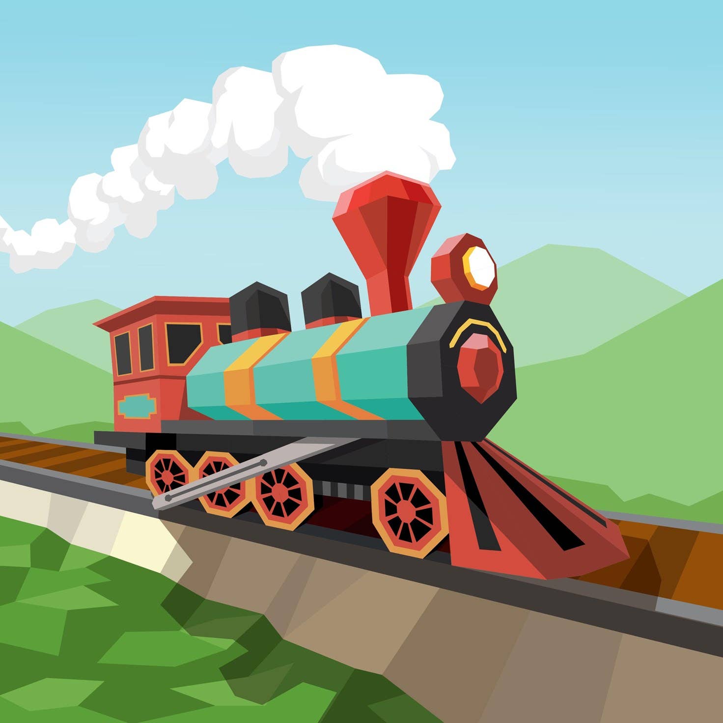 Paint by Sticker Kids: Trucks, Trains & More: Trade Paperback