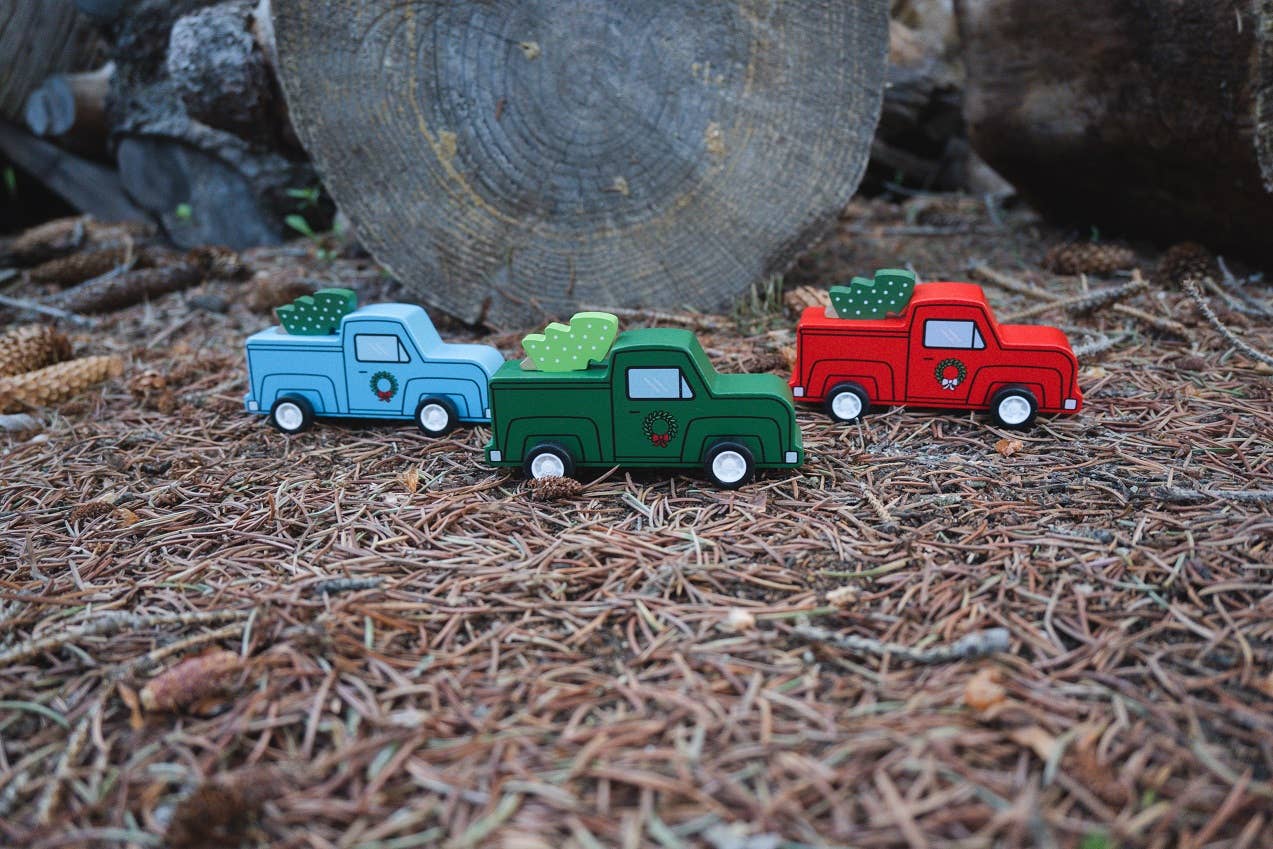 Pull Back Retro Truck & Christmas Tree Refill - Set of 24