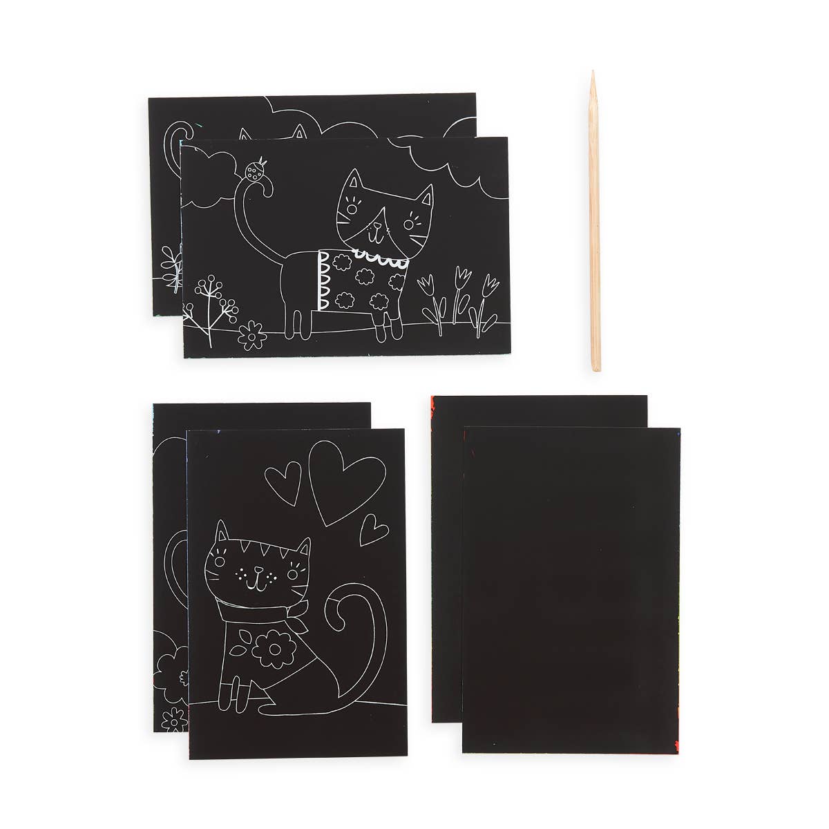 Scratch & Scribble Mini Kit - Cutie Cats