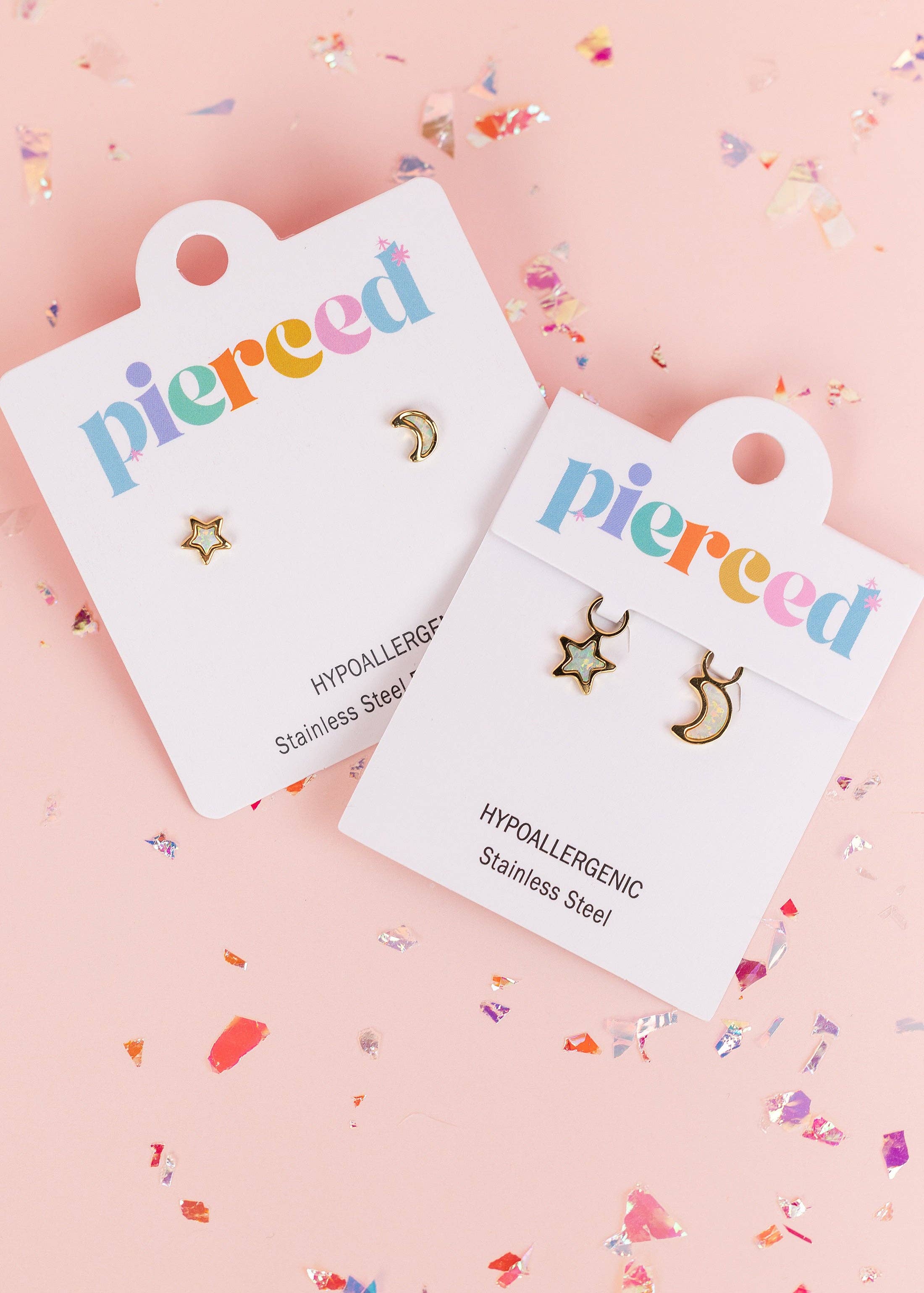 Moon/Star Opal Charms
