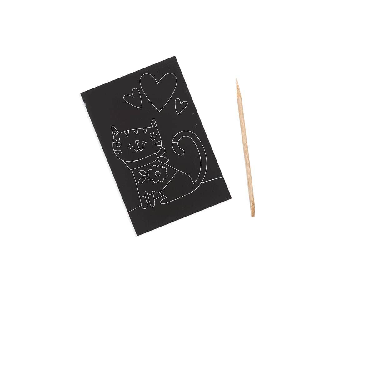 Scratch & Scribble Mini Kit - Cutie Cats