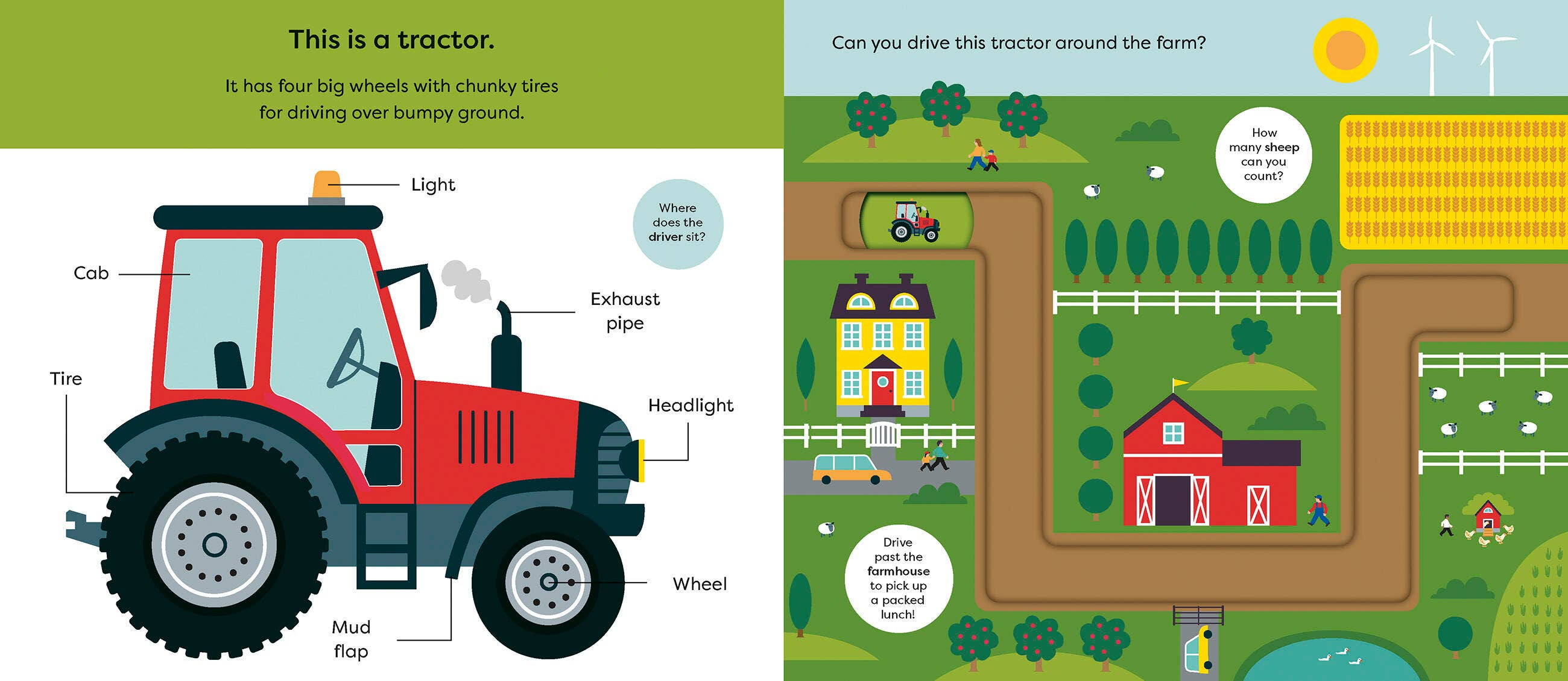 Make Tracks: Farm: Board Book