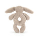 Bashful Beige Bunny Ring Rattle — gallery photo 4