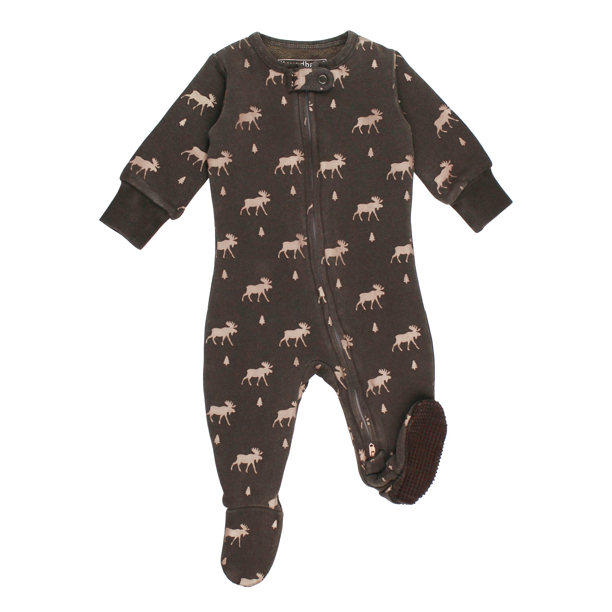 Bark Moose Cozy 2 Way Zipper Footie