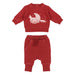 Cherry Fox Graphic Sweatshirt & Jogger Set
