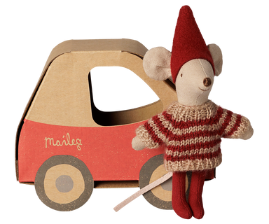 Christmas mouse, Little sister in car box — main product photo