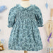 Smoke Blue Porcelain Baby Dress