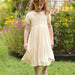 Ecru Folklore Kids Dress