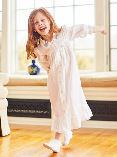 White Josephine Girls Petticoat 8y