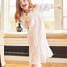 White Josephine Girls Petticoat 8y