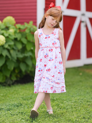 White Petra Kids Dress