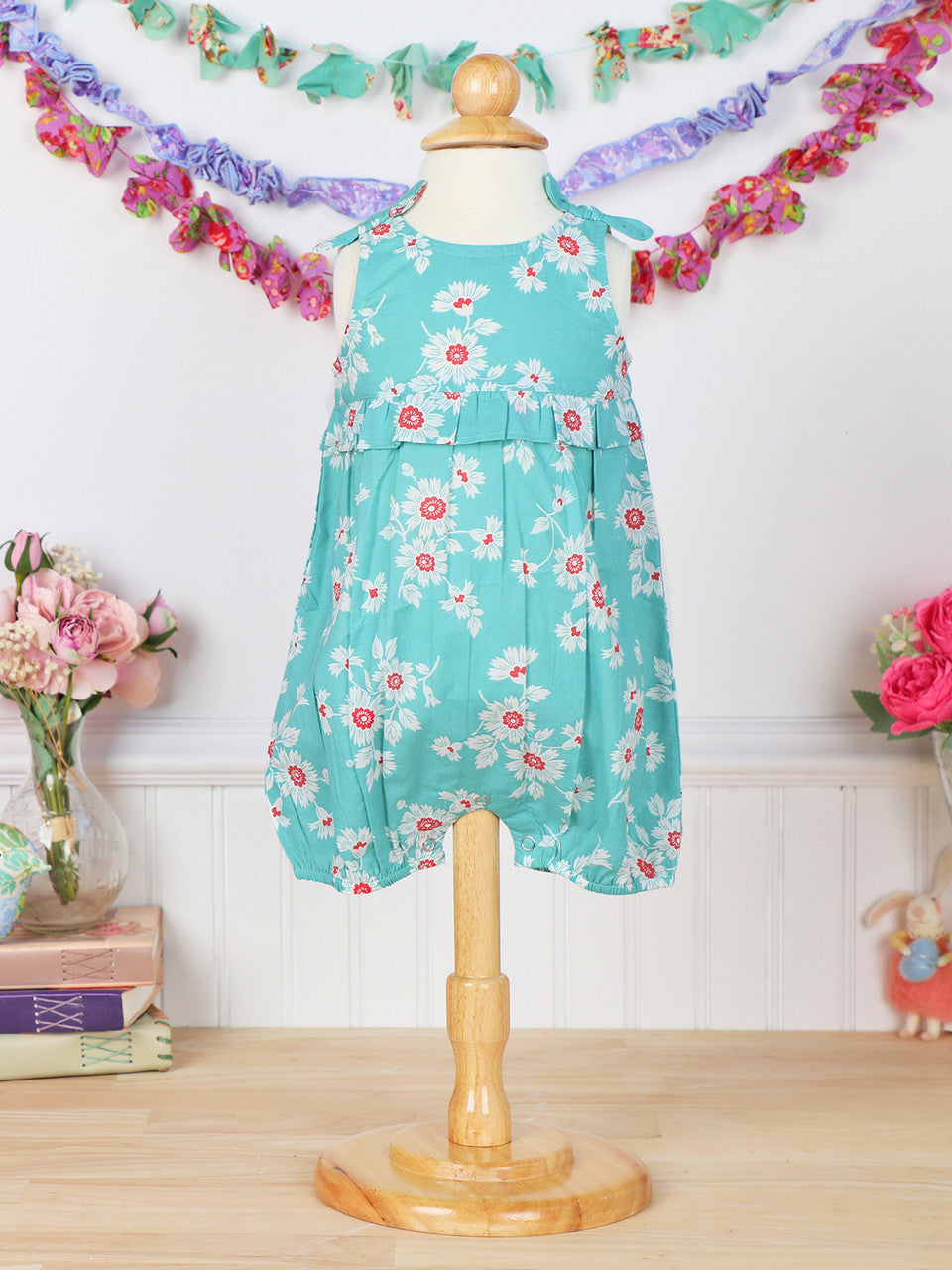 Aqua Daisy Baby Bubble