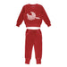 Cherry Fox Graphic Sweatshirt & Jogger Set