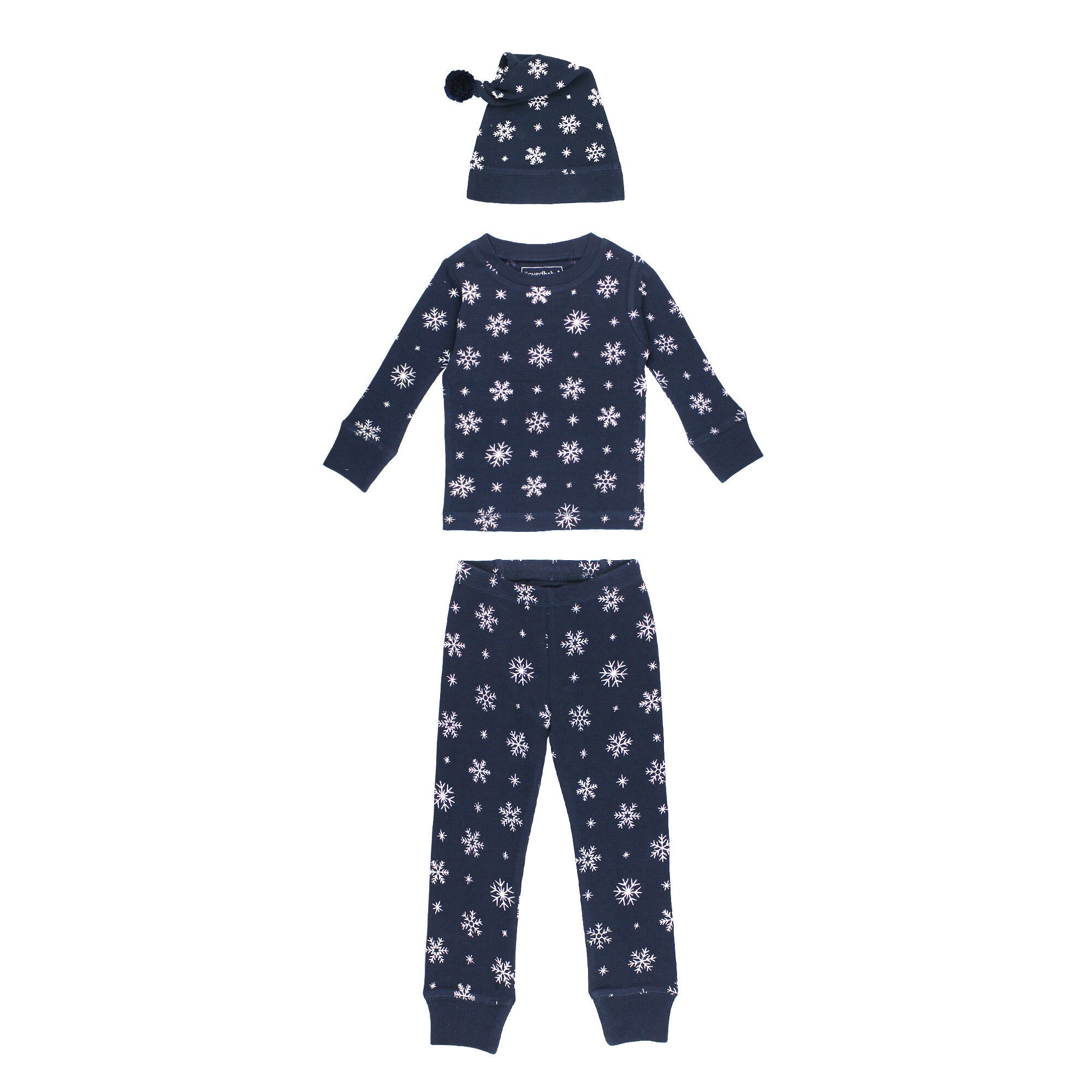 Snowy Night Thermal PJ & Cap Set