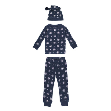 Snowy Night Thermal PJ & Cap Set