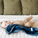 Navy Mini Lush Blanket — gallery photo 3