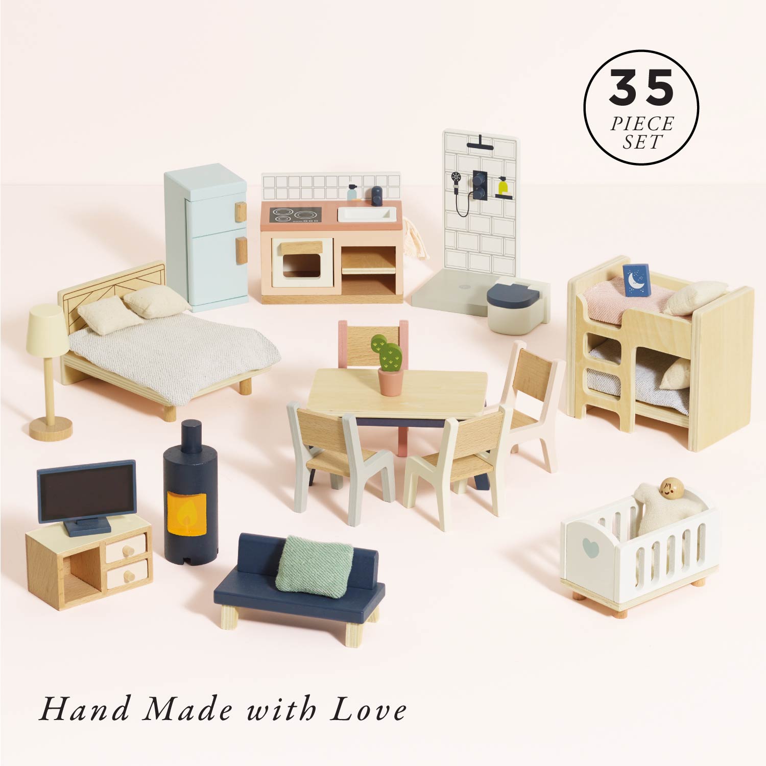 Le Toy Van Complete Doll House Furniture Set
