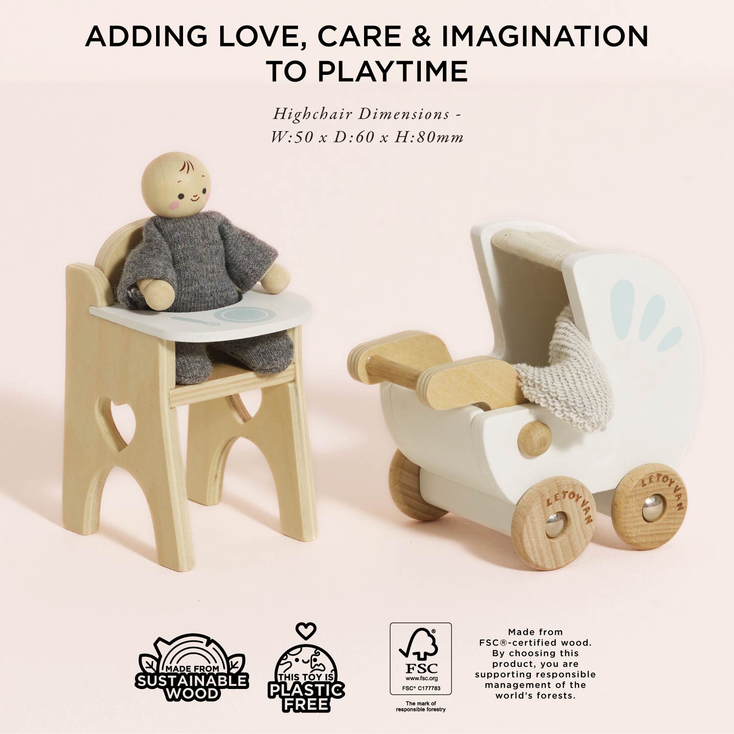 Nursery & Baby Doll Set — Le Toy Van product photo 3