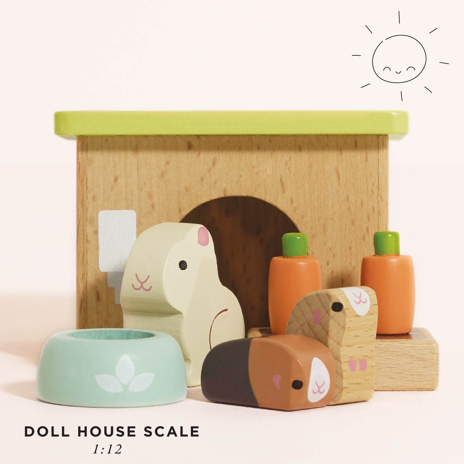 Bunny & Guinea Pet Animal Set — Le Toy Van product photo 3