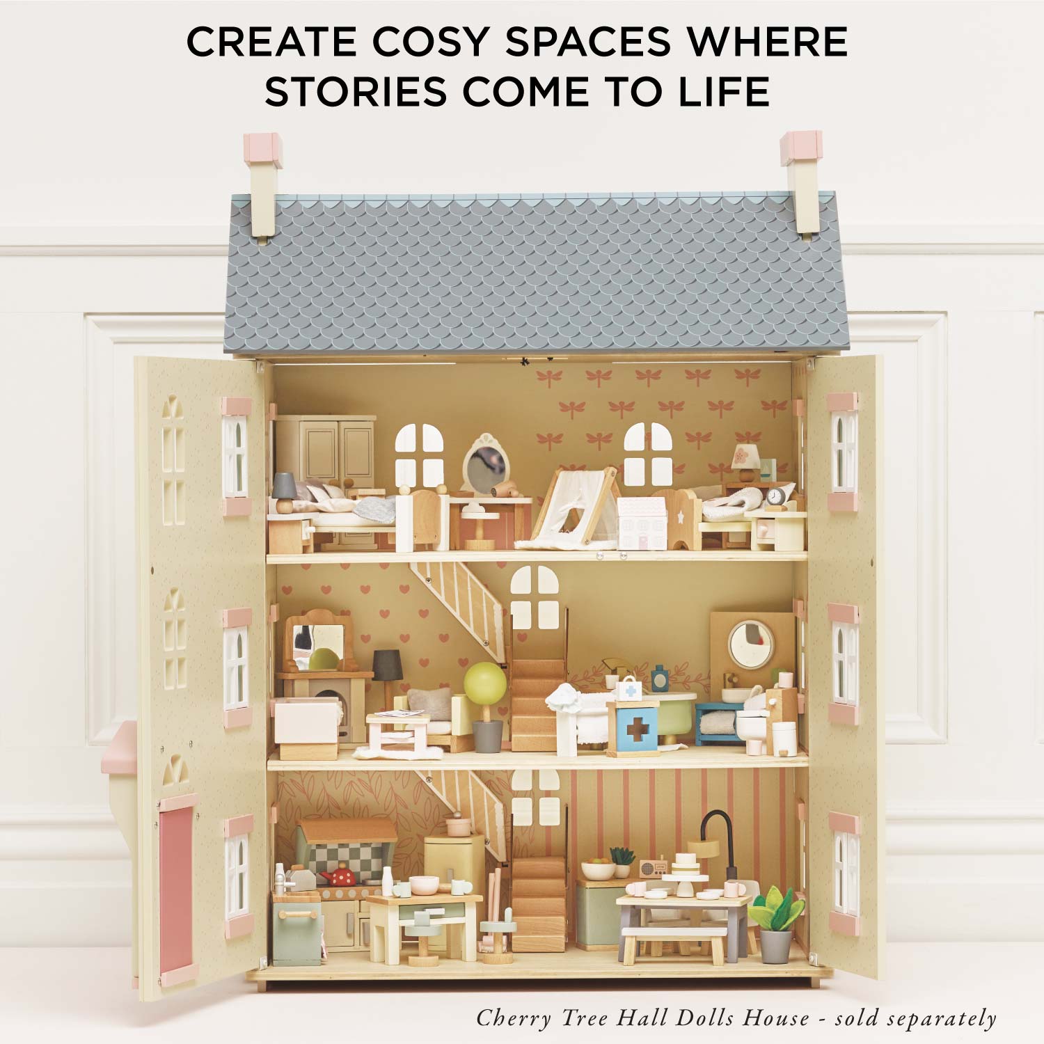 Wooden Dolls House Dining Room — Le Toy Van product photo 5