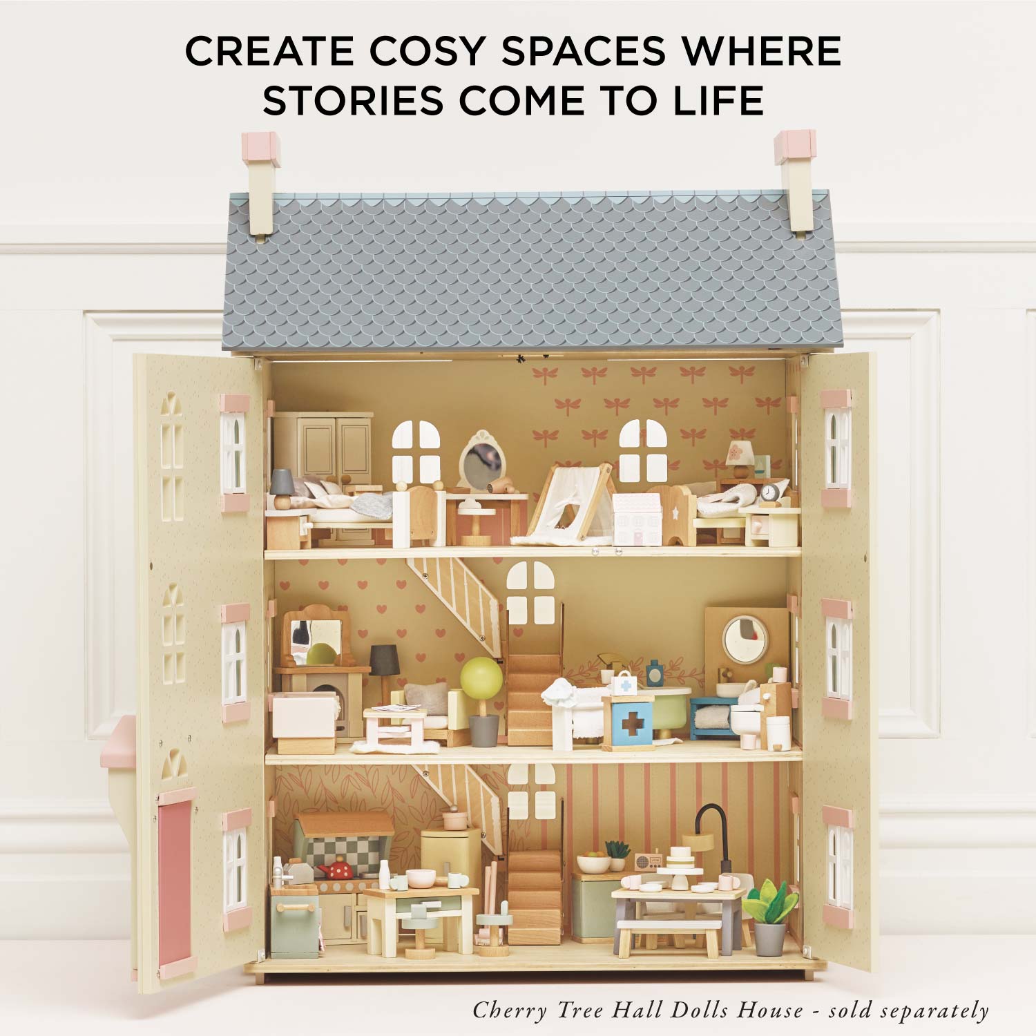 Wooden Dolls House Bathroom Furniture — Le Toy Van product photo 5