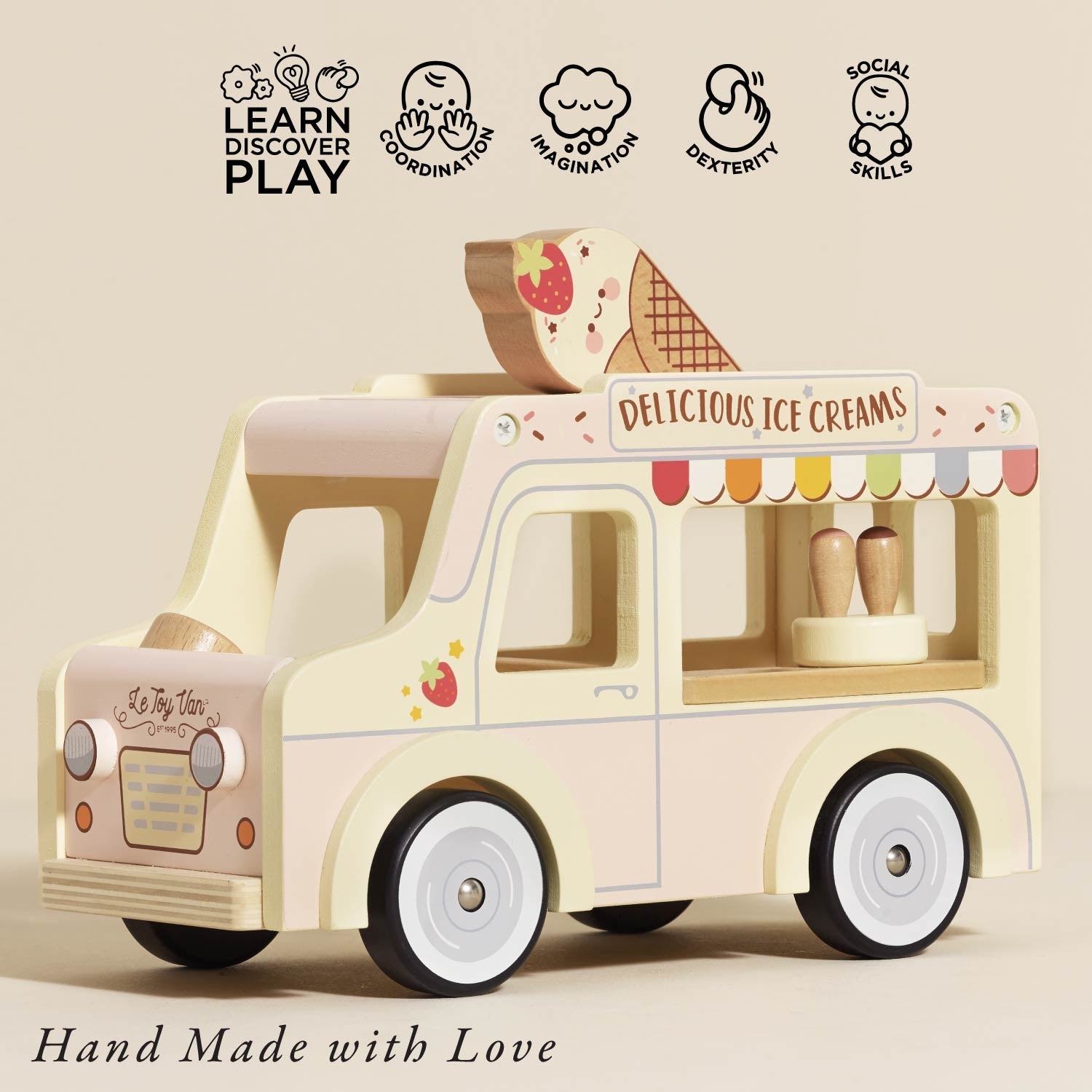 Dolly Ice Cream Van — Le Toy Van product photo 2