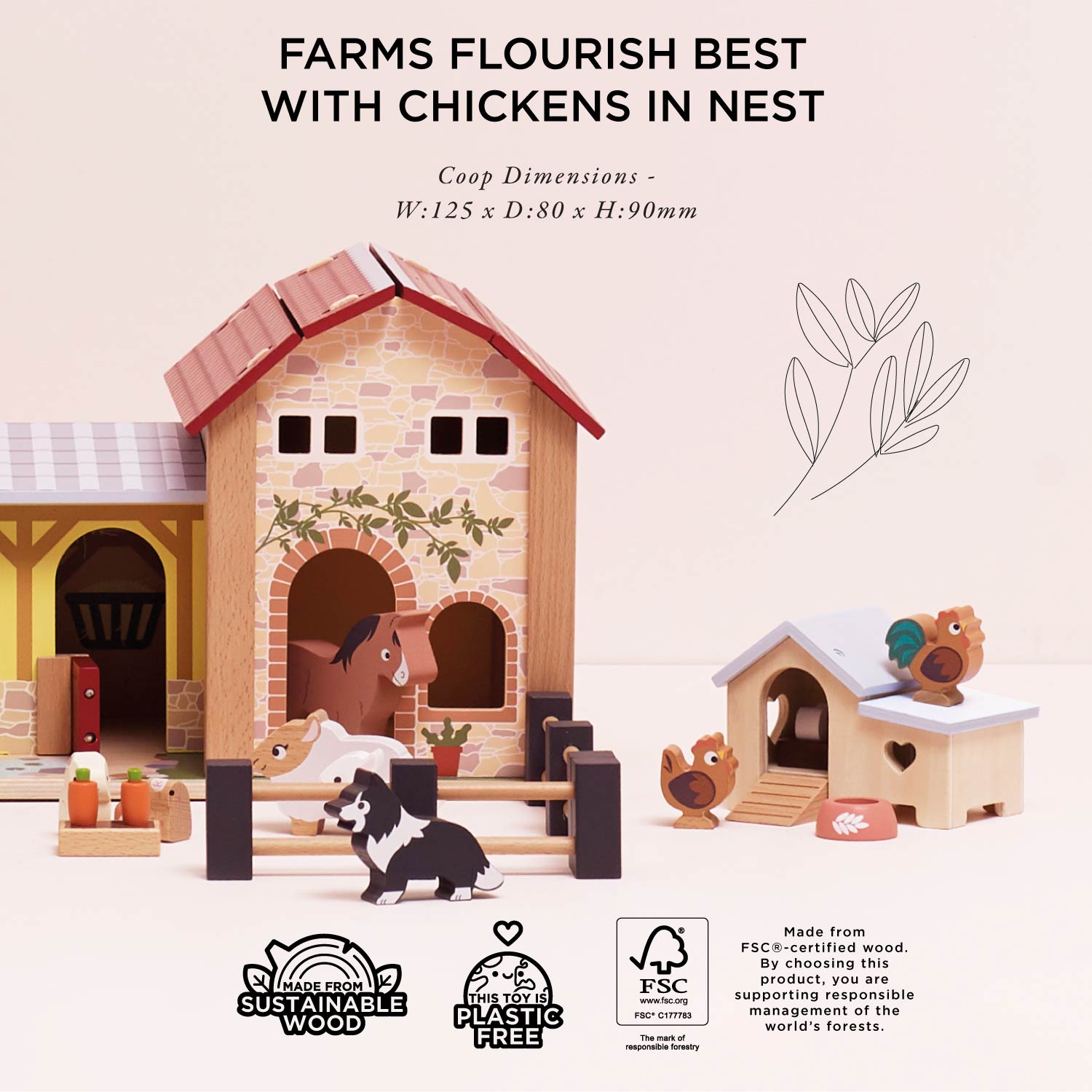 Chicken Coop Set — Le Toy Van product photo 4