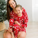 Crimson Polar Bear Long Sleeve Pajama Set — gallery photo 6