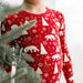 Crimson Polar Bear Long Sleeve Pajama Set — gallery photo 4
