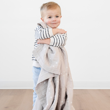 Starry Night Bamboo Rayon Muslin 4-Layer Quilt