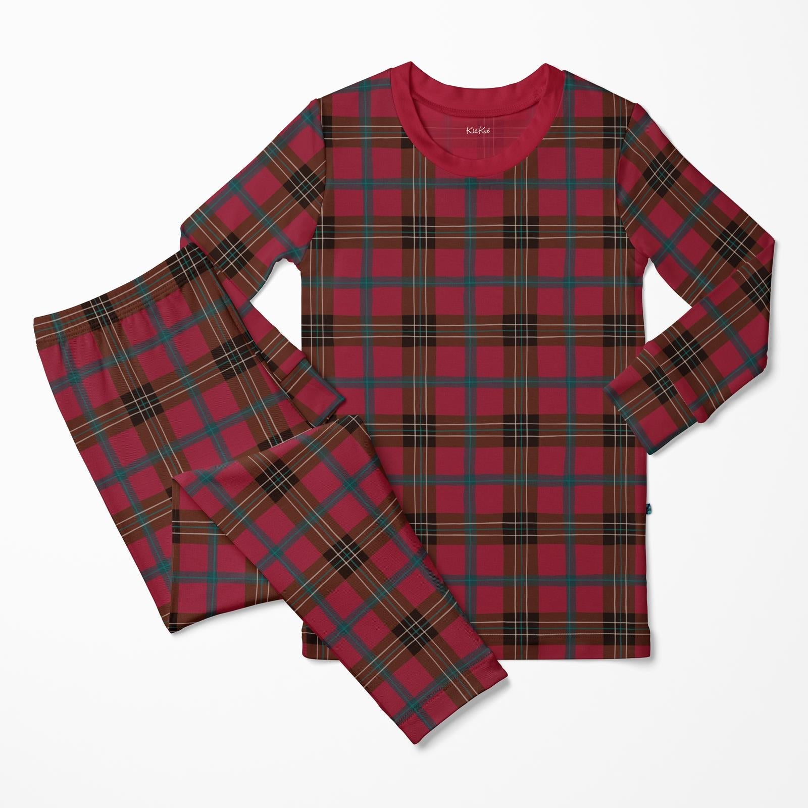 Winter Lodge Plaid Long Sleeve Pajama Set — gallery photo 2