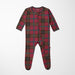 Winter Lodge Plaid Footie with 2-Way Zipper — main product photo