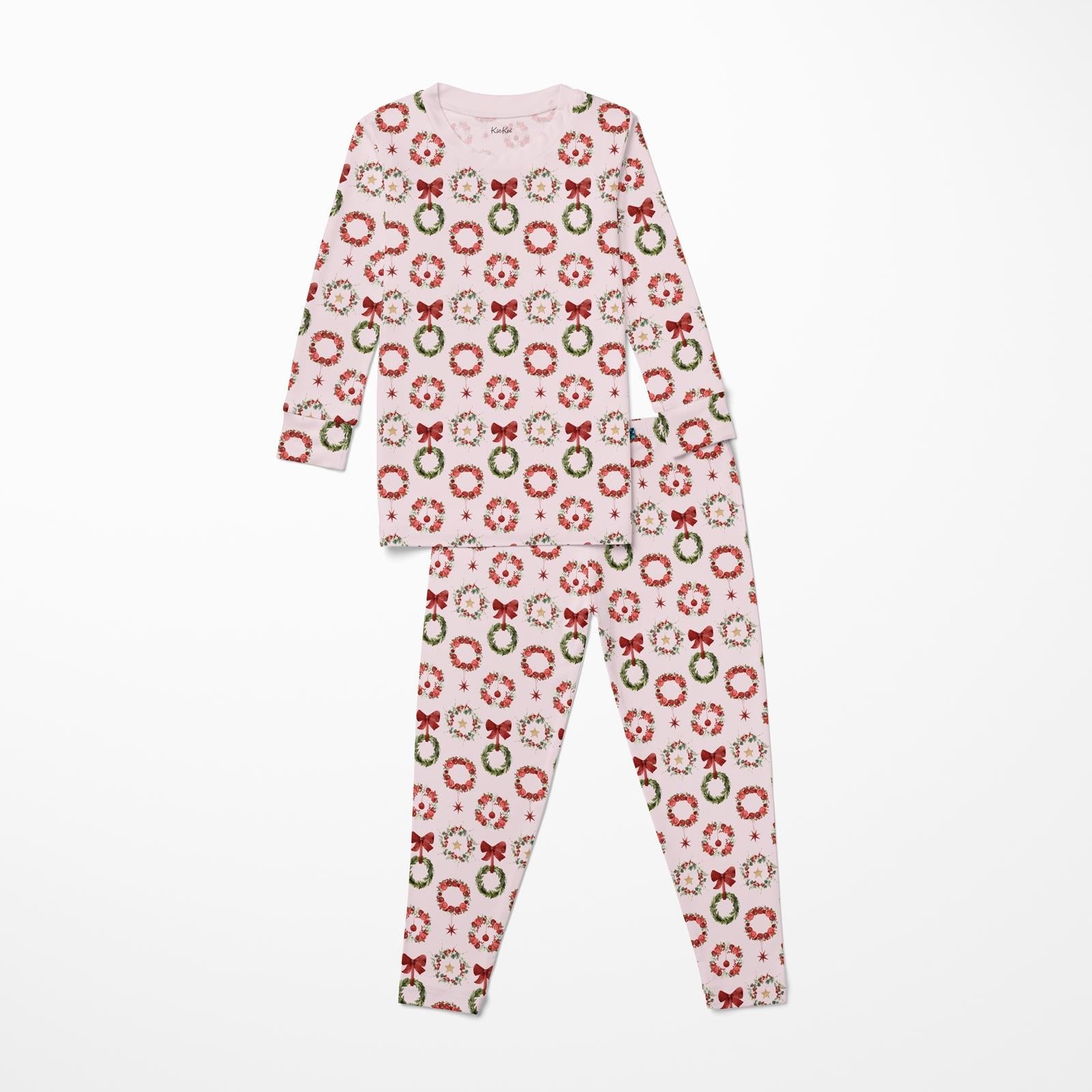 Shrinking Violet Wreath Long Sleeve Pajama Set — gallery photo 2