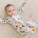 Natural Christmas Story Ruffle Footie with 2-Way Zipper — gallery photo 4