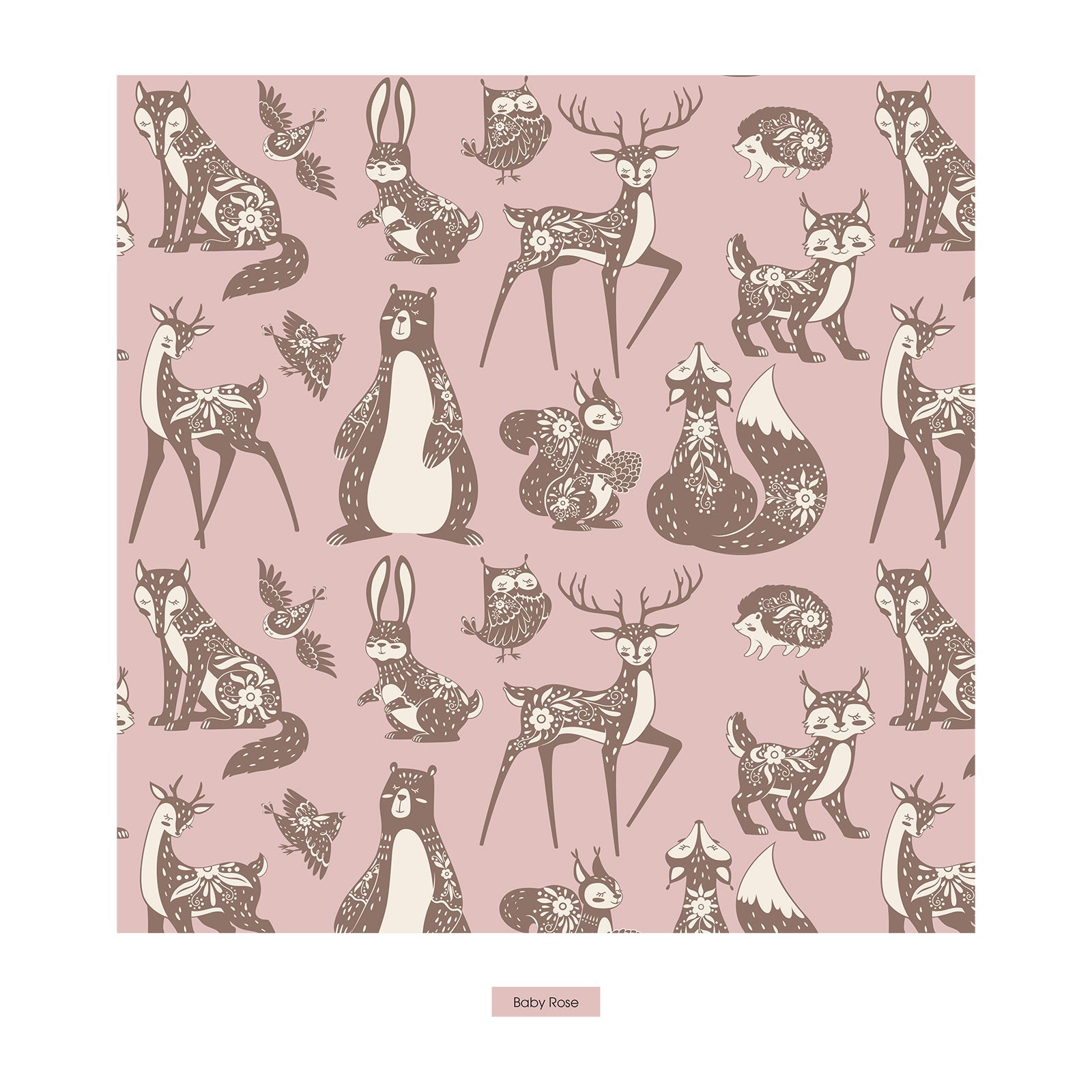 Baby Rose Scandinavian Animals Fluffle Sleep Bag — gallery photo 2