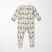 Natural Forest Moose Footie with 2-Way Zipper — gallery photo 6