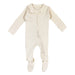 2 Way Zipper Footie Buttercream Preemie-NB
