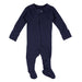 Navy 2 Way Zipper Footie